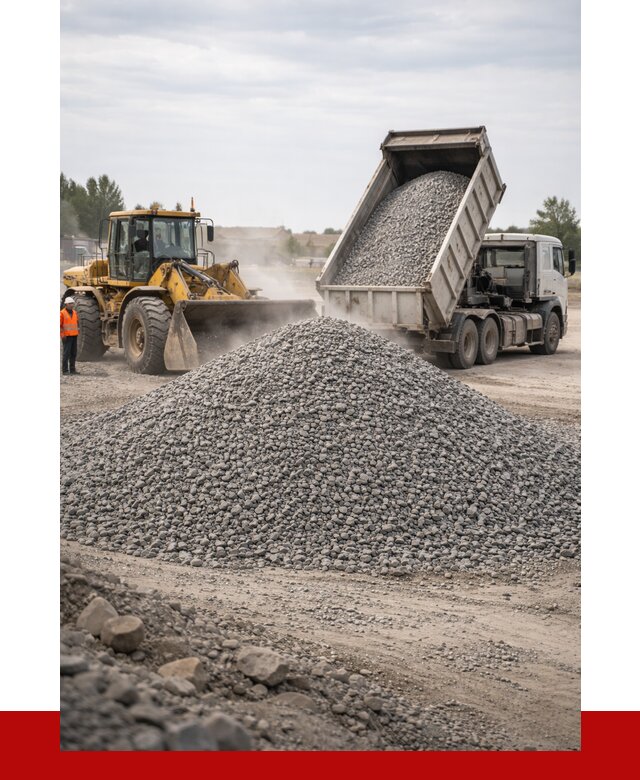 Купить щебень с доставкой в Краснодаре от 2580 руб. | ПРОНЕРУДКсд