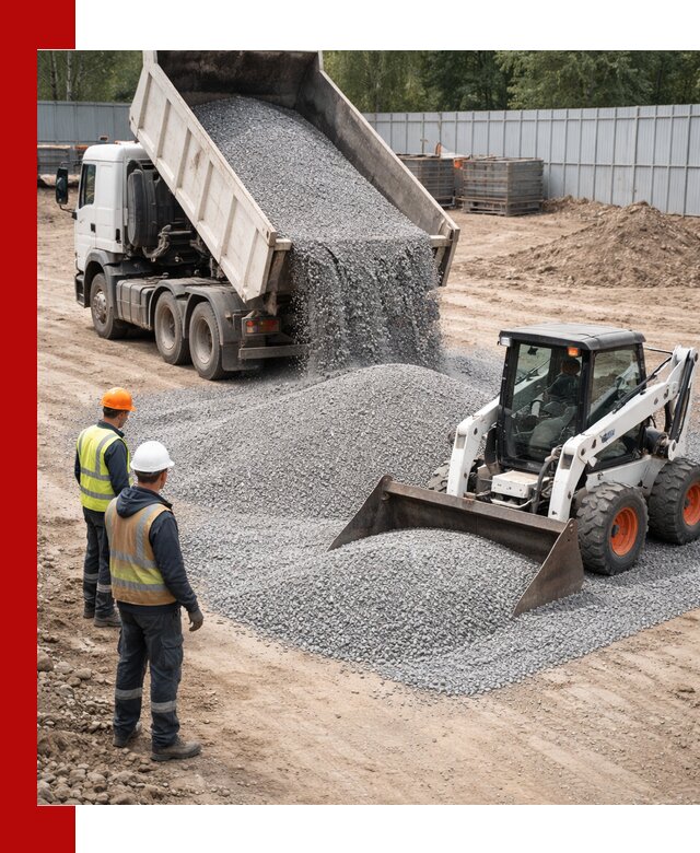 Доставка и продажа гранитного щебня фракции 0-5 в Краснодаре