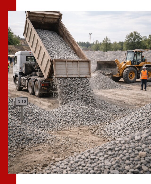Гранитный щебень фракции 3–10: доставка и продажа в Краснодаре