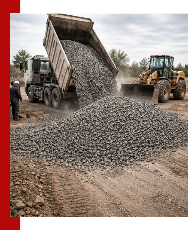 Гранитный щебень фракция 10-20 с доставкой в Краснодаре