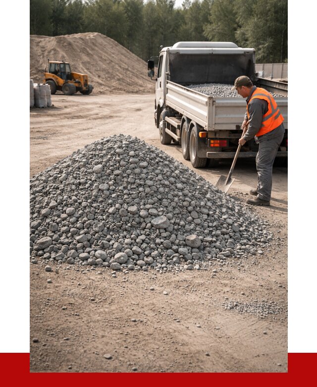 Гравийный щебень фракция 5-10 в Краснодаре от 2270 р. | ПРОНЕРУДКсд