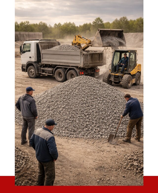 Гравийный щебень фракция 5-20 в Краснодаре от 2477 р. ПРОНЕРУДКсд