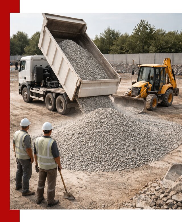 Купить известняковый щебень фракции 5–10 мм с доставкой в Краснодаре