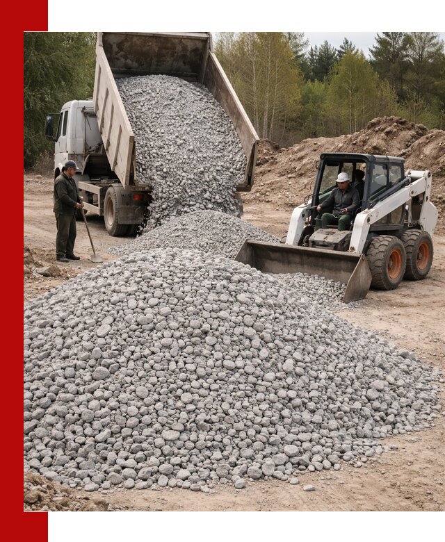 Доставка доломитового щебня в Краснодаре напрямую от карьера
