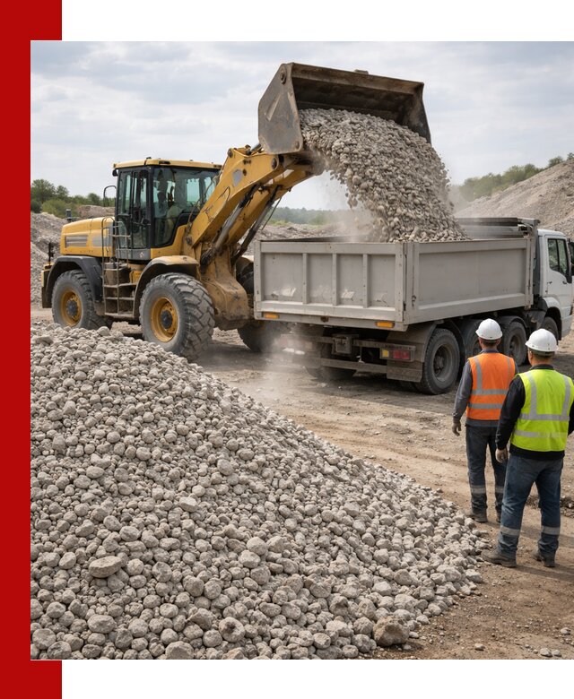 Доломитовый щебень фракция 40–71 доставка и продажа в Краснодаре