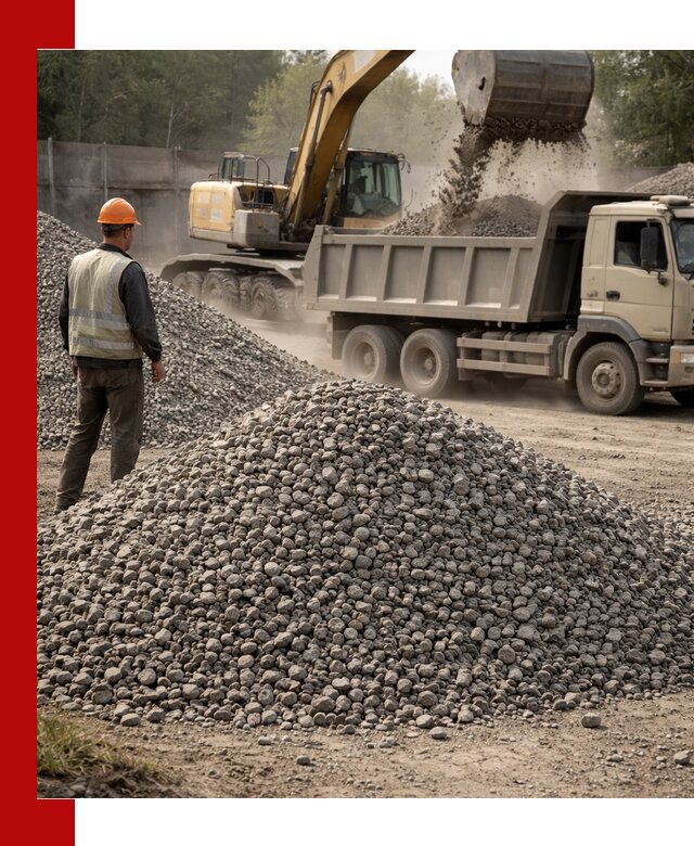 Шлаковый щебень фракция 5-20 с доставкой в Краснодаре