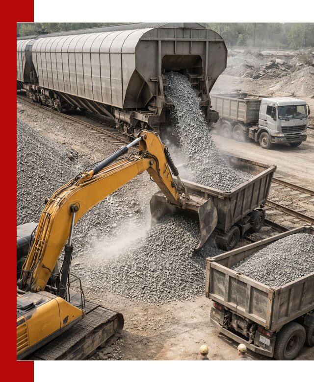 Доставка железнодорожного щебня в Краснодаре крупными партиями быстрого отгруза