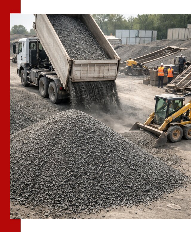 Вторичный щебень фракция 0–5 с доставкой в Краснодаре