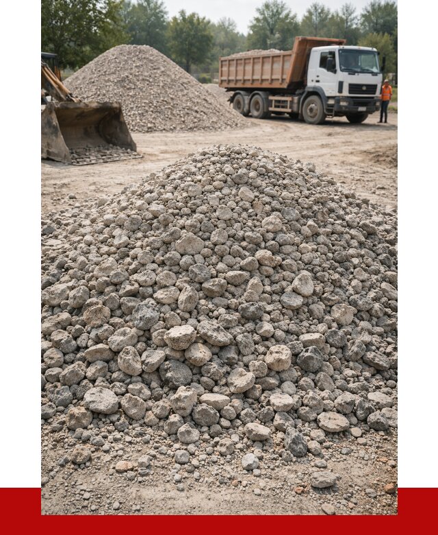 Вторичный щебень фракция 20-40 в Краснодаре от 2270 р ПРОНЕРУДКсд