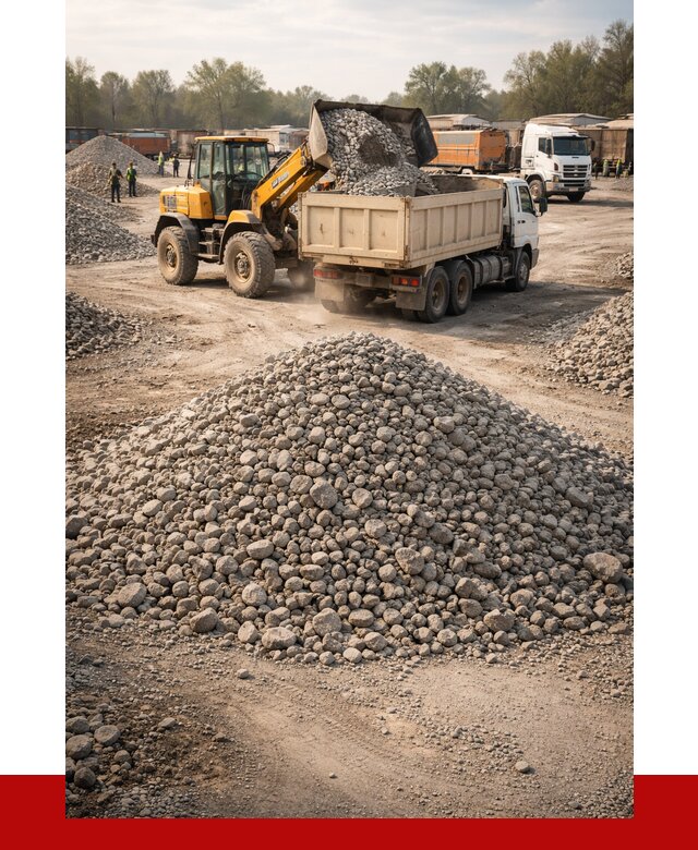 Вторичный щебень фракция 40-70 в Краснодаре от 1796 р, ПРОНЕРУДКсд