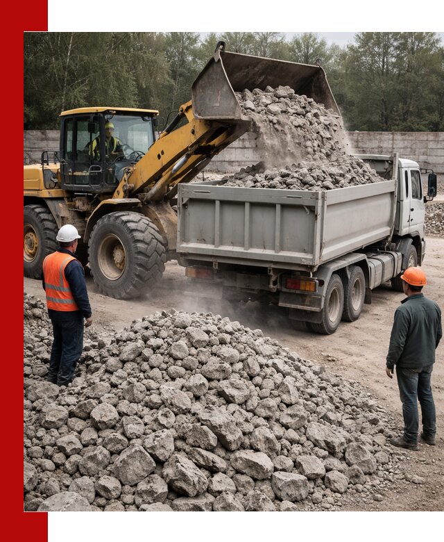 Вторичный щебень фракция 70–150 в Краснодаре с доставкой