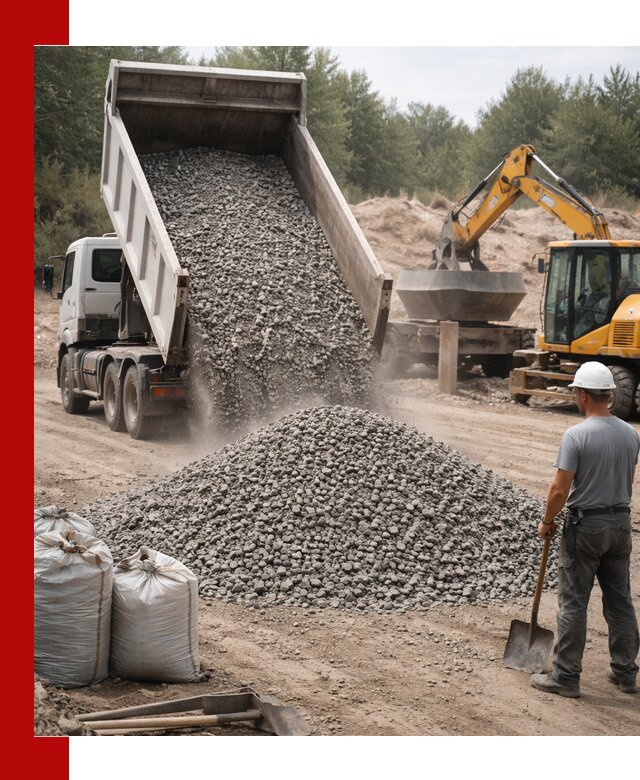 Доставка и продажа бетонного щебня в Краснодаре