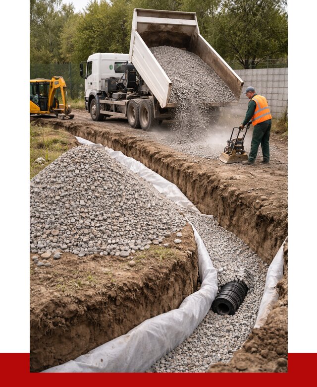 Щебень для дренажа в Краснодаре от 1909 р., ПРОНЕРУДКсд доставка