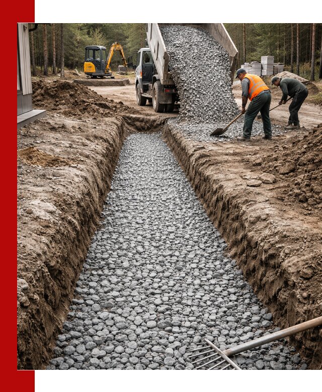 Щебень для дренажа с доставкой в Краснодаре высокого качества