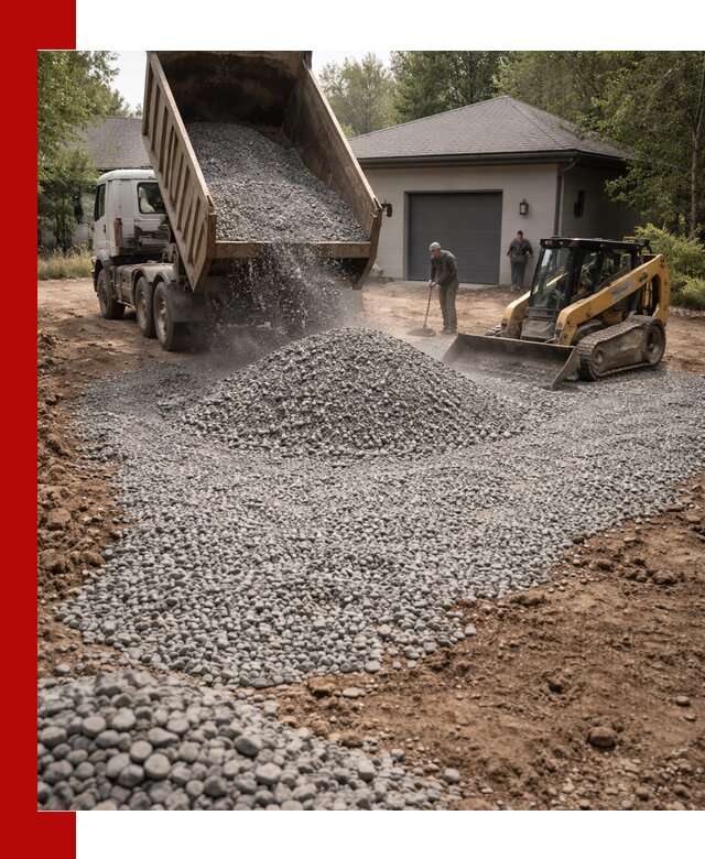 Щебень для парковки в Краснодаре: доставка и укладка качественного материала