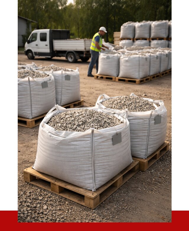 Щебень в мешках с доставкой в Краснодаре от 4334 р. | ПРОНЕРУДКсд