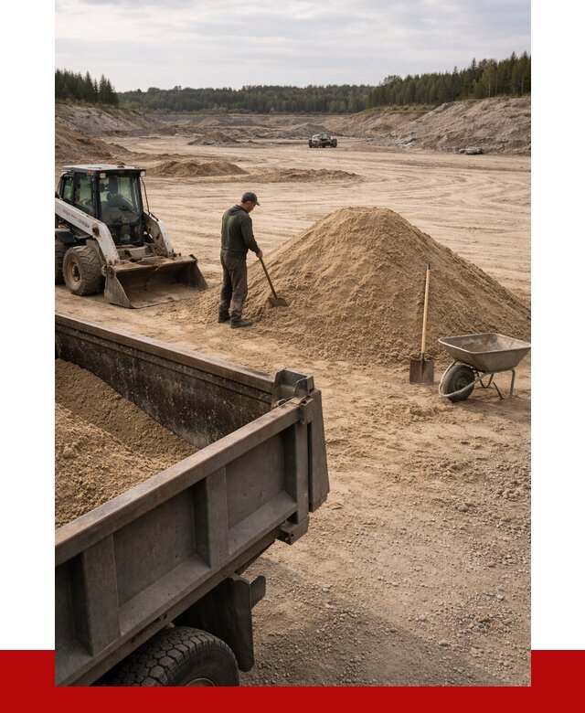 Карьерный песок среднезернистый в Краснодаре, от 2270 р. ПРОНЕРУДКсд