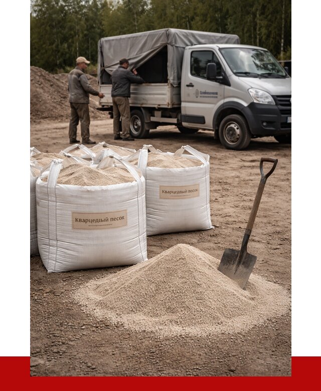 Кварцевый песок для пескоструя в Краснодаре от 4644 р. | ПРОНЕРУДКсд