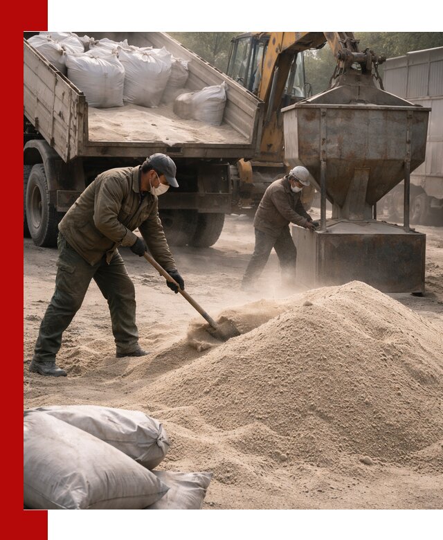 Кварцевый песок для пескоструя в Краснодаре — доставка и качество