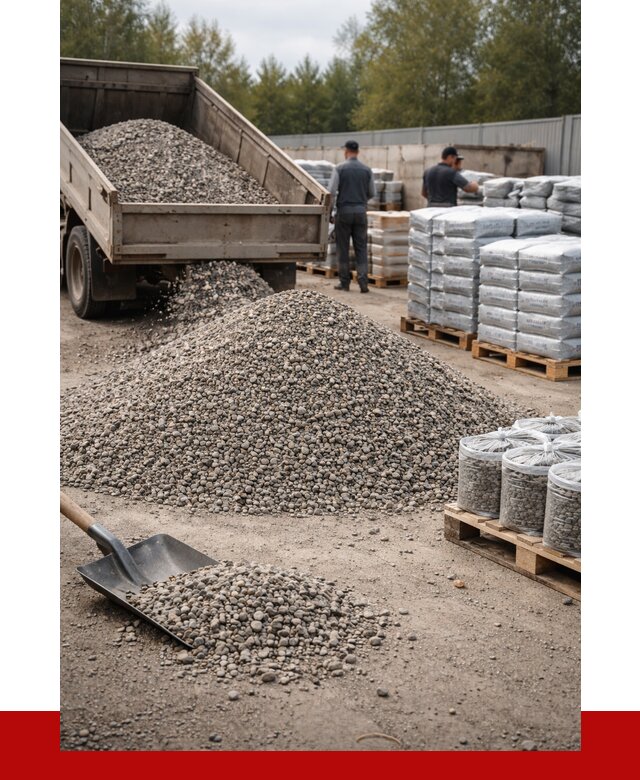 Гравий фракция 5-20 в Краснодаре купить от 2373 р. ПРОНЕРУДКсд