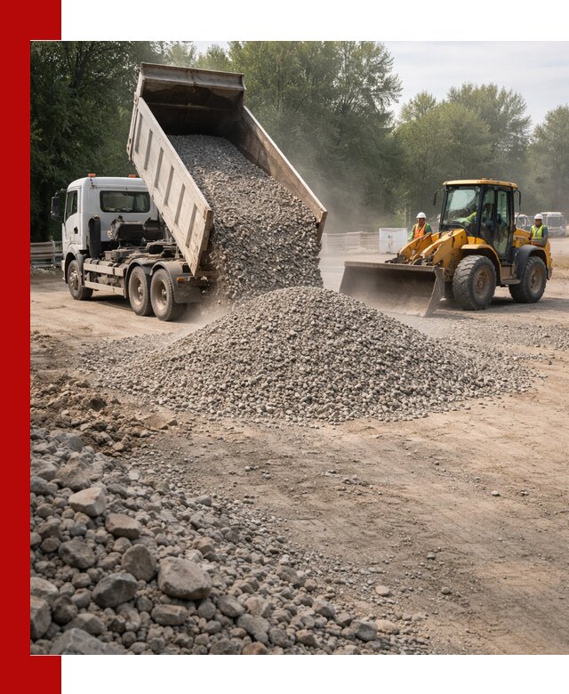 Гравий фракция 5–20 доставка в Краснодаре оптом и в розницу