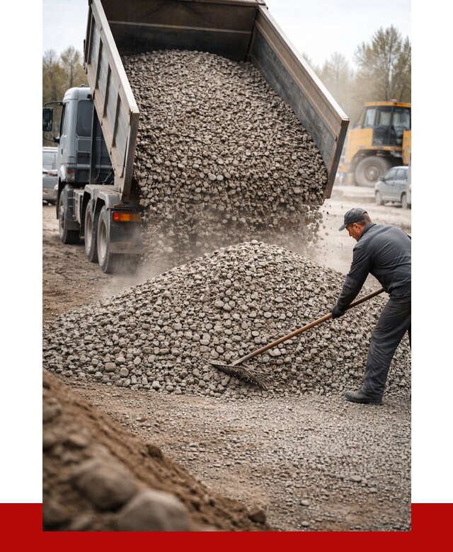 Гравий фракция 20-40 в Краснодаре от 2580 р. доставка | ПРОНЕРУДКсд