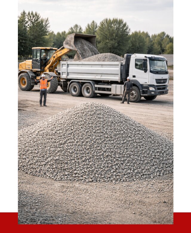 Купить мытый гравий в Краснодаре от 3612 р, доставка ПРОНЕРУДКсд