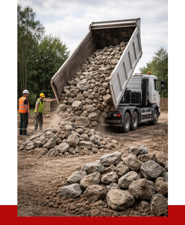 Купить булыжник в Краснодаре с доставкой от 4644 р. за куб | ПРОНЕРУДКсд