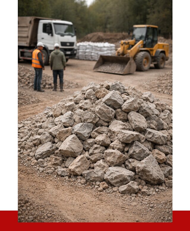Купить бутовый камень с доставкой в Краснодаре от 2373 р. | ПРОНЕРУДКсд