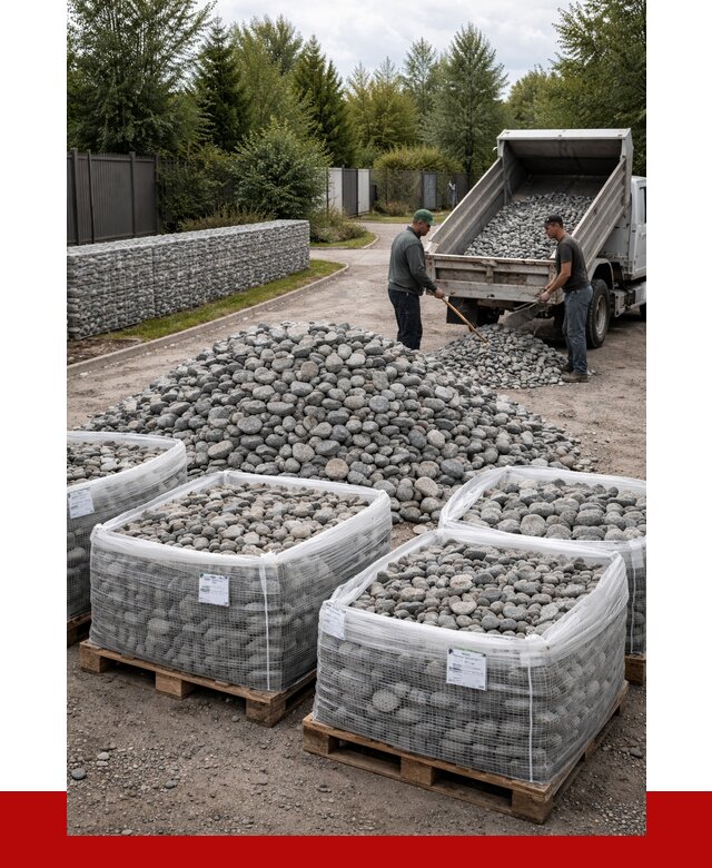 Камень для габионов в Краснодаре от 4334 р. за куб | ПРОНЕРУДКсд