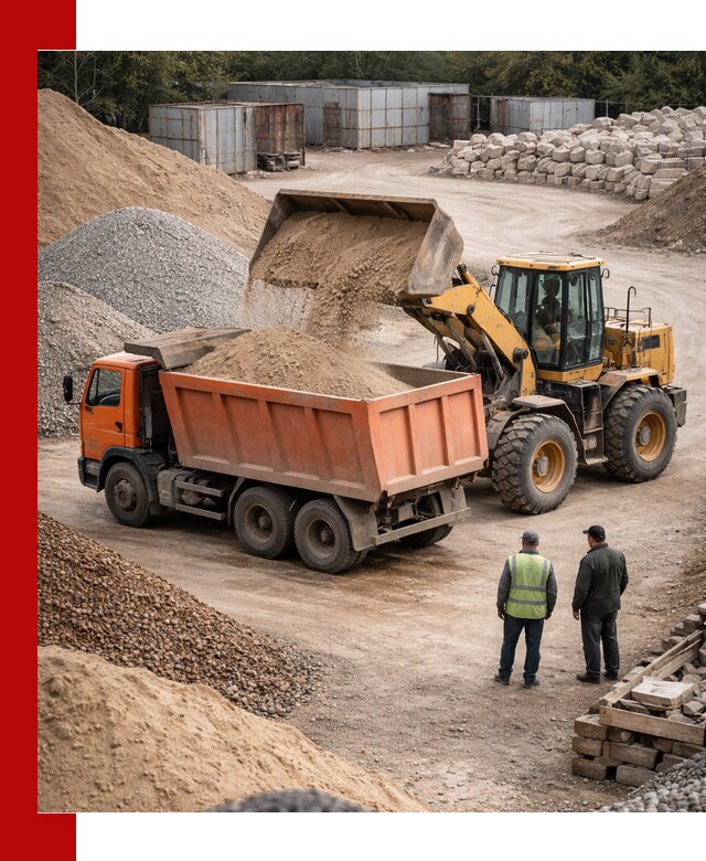 Доставка сыпучих смесей и смесей для стройки в Краснодаре