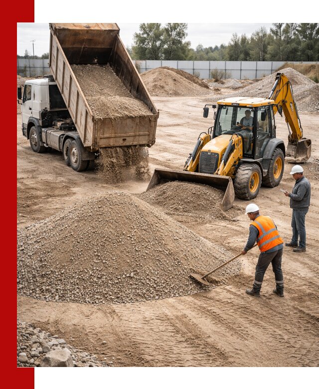 Поставка и доставка ПГС С4 в мешках и самосвалах в Краснодаре