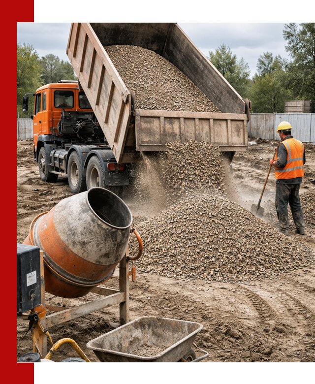 Опгс для бетона с доставкой самосвалом в Краснодаре от производителя