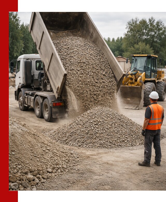 Доставка щпс в Краснодаре — щебеночно-песчаная смесь под заборы и дорожки