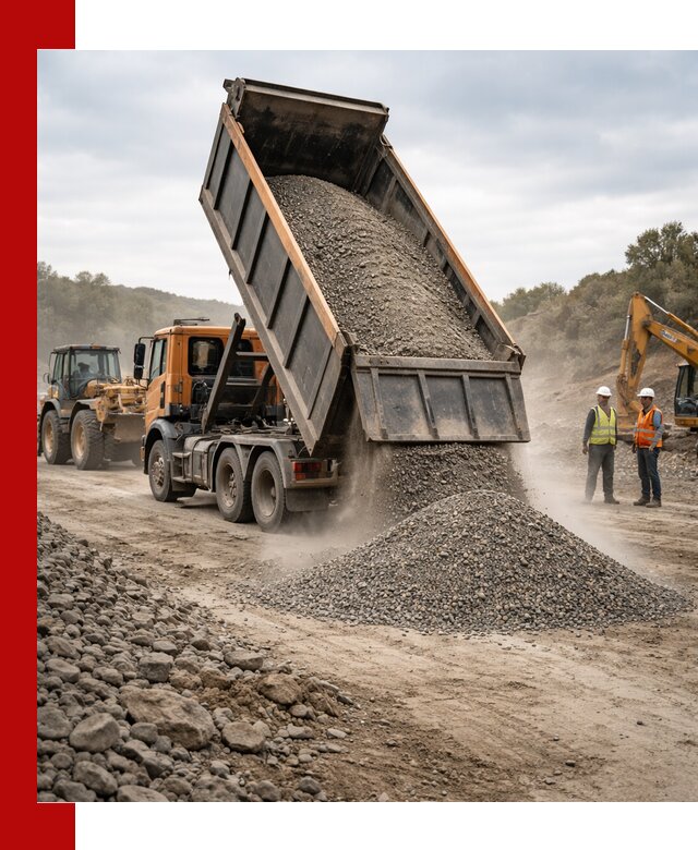 Щебёночно-песчаная смесь ЩПС С1 с доставкой в Краснодаре