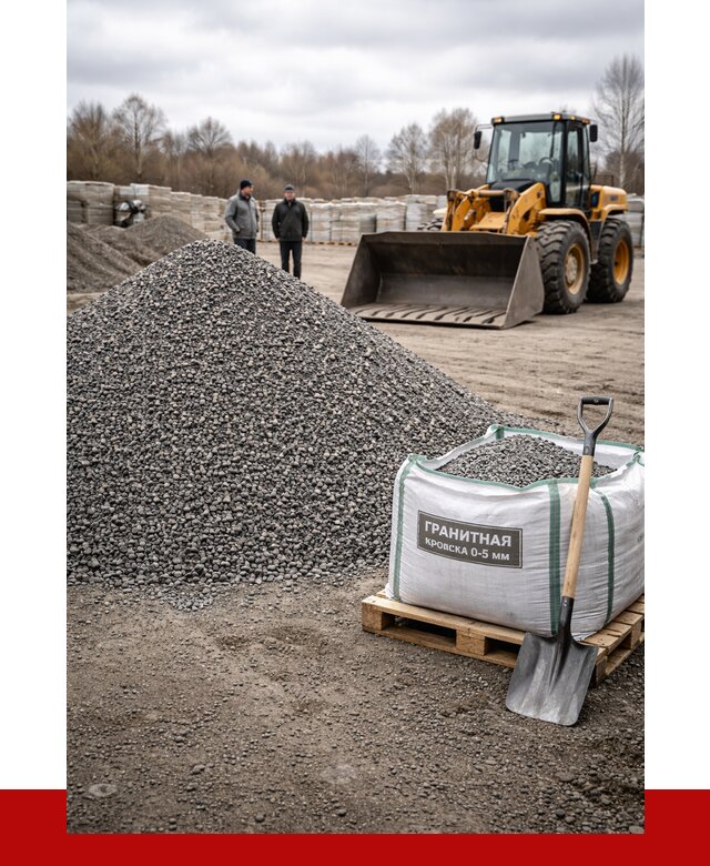 Купить гранитную крошку в Краснодаре от 4953 р. с доставкой | ПРОНЕРУДКсд