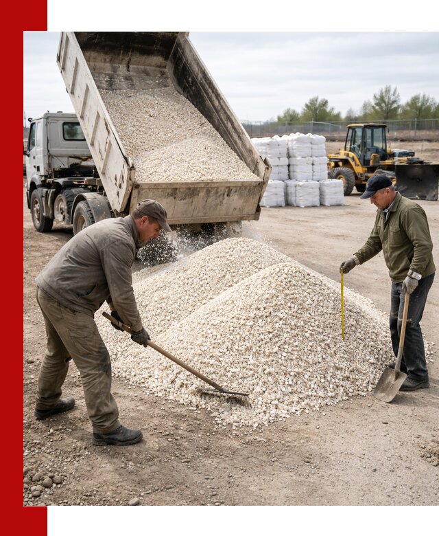 Мраморная крошка с доставкой и разгрузкой в Краснодаре