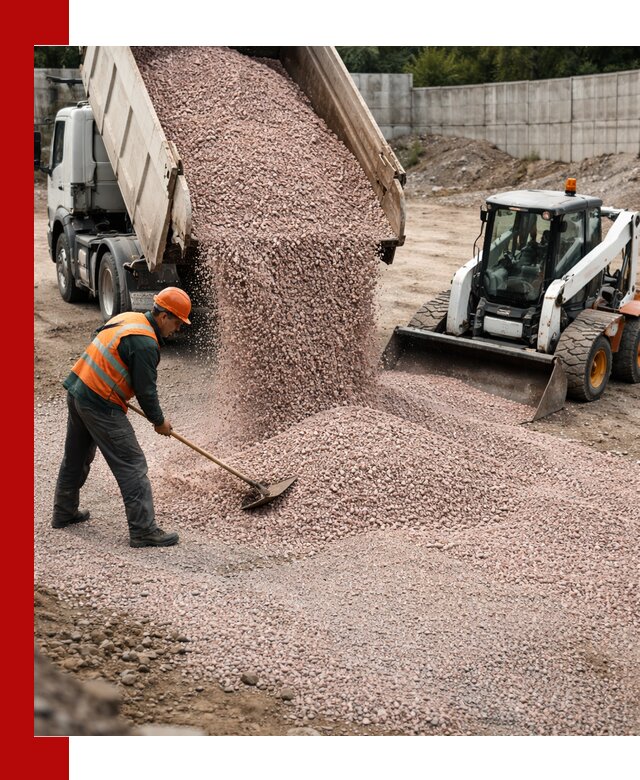 Крошка розовый гранит с доставкой в Краснодаре от производителя