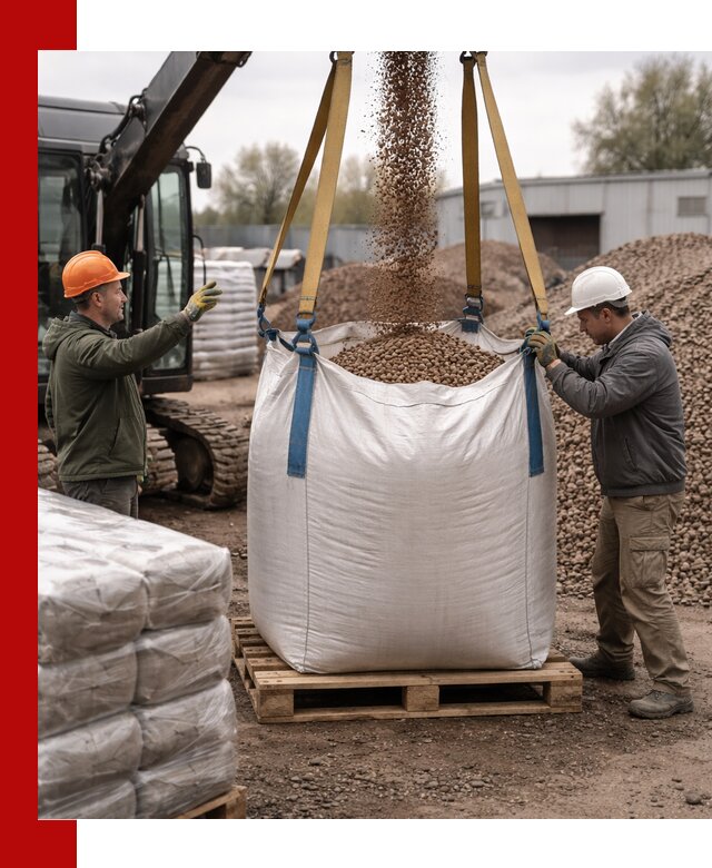 Керамзит в биг-бегах с доставкой в Краснодаре