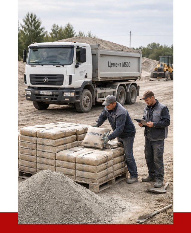 Купить цемент м500 с доставкой в Краснодаре от 5366 р. | ПРОНЕРУДКсд