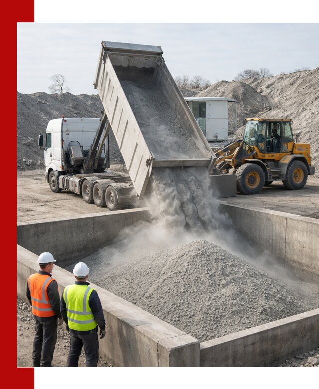 Доставка цемента навалом в Краснодаре крупными партиями