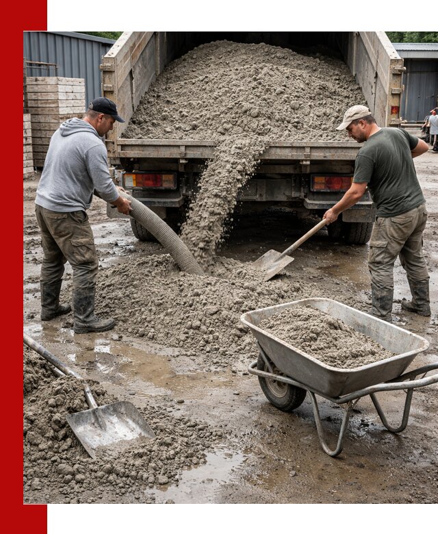 Цементно-песчаная смесь М150 доставка в Краснодаре