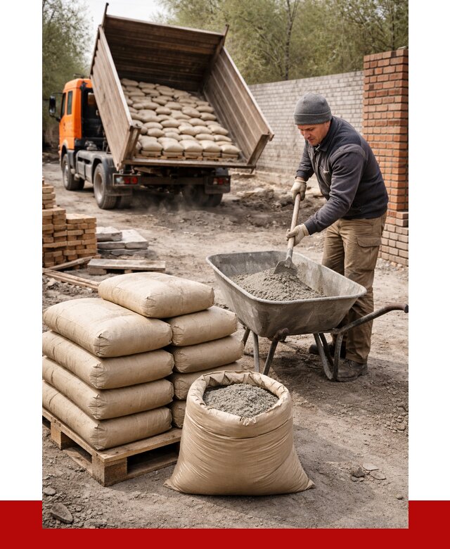 Купить сухую смесь для кладки в Краснодаре от 1238 р. | ПРОНЕРУДКсд