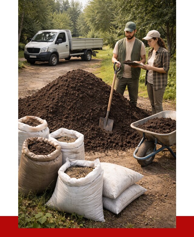 Купить грунт с доставкой в Краснодаре от 4644 р. за м3 | ПРОНЕРУДКсд