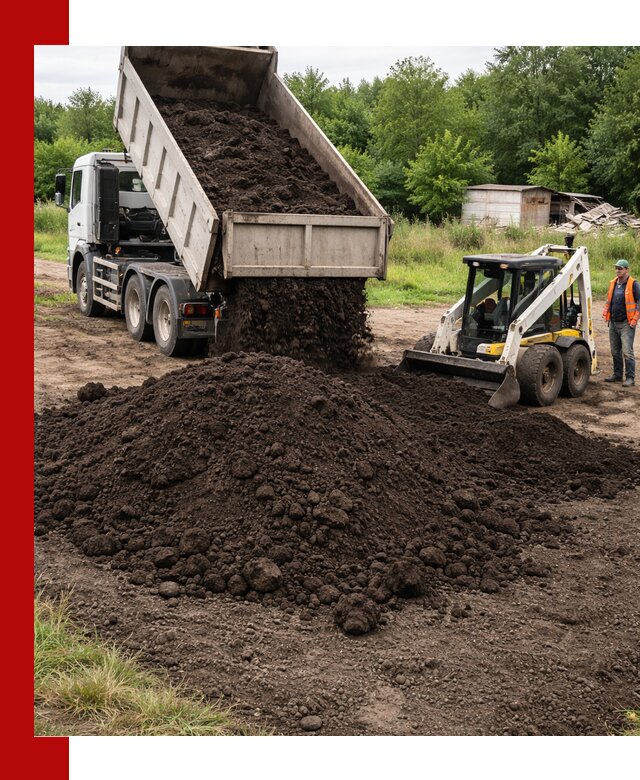 Поставка плодородной земли с доставкой самосвалом в Краснодаре