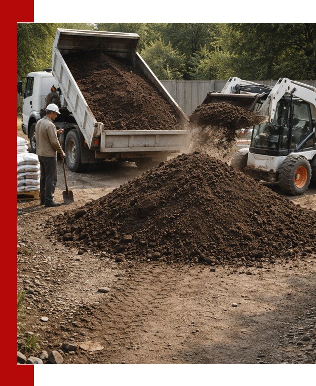 Доставка растительного грунта в Краснодаре от производителя оптом и в розницу