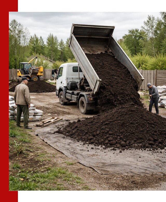Доставка качественного почвогрунта в Краснодаре оптом и в розницу