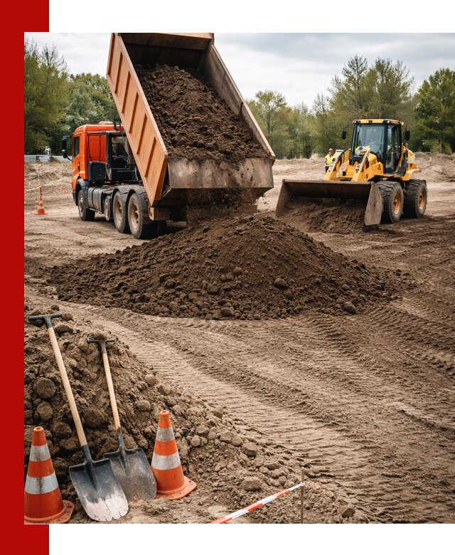 Поставка и доставка планировочного грунта в Краснодаре