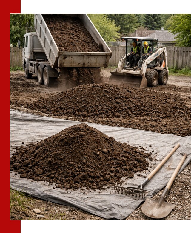 Грунт для отсыпки участка с доставкой в Краснодаре