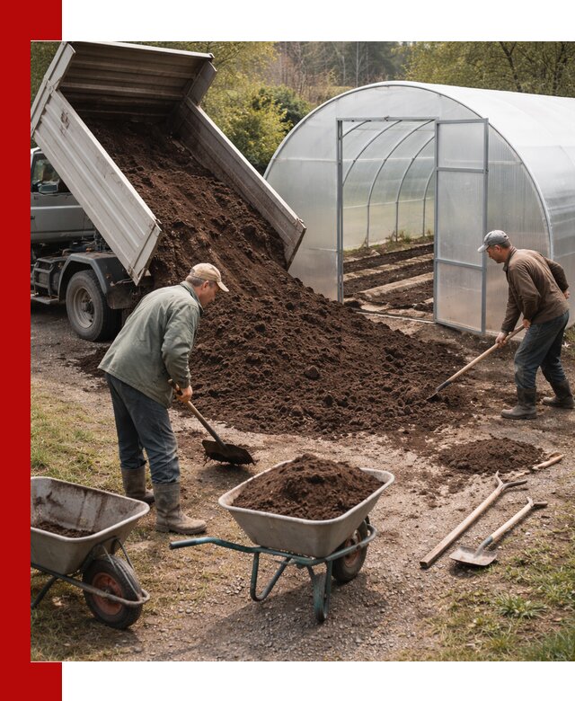 Грунт для теплицы с доставкой в Краснодаре — плодородный субстрат под растения